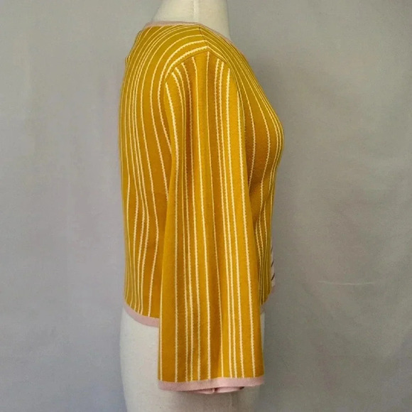 Dolan Anthropologie Stripe & Houndstooth Sweater Size XS - Picture 6 of 15